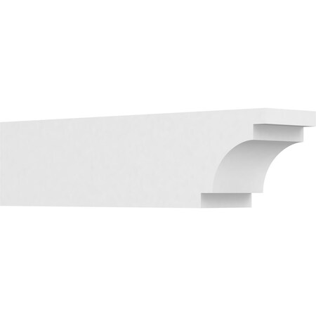 Standard Mediterranean Architectural Grade PVC Rafter Tail, 5W X 6H X 24L